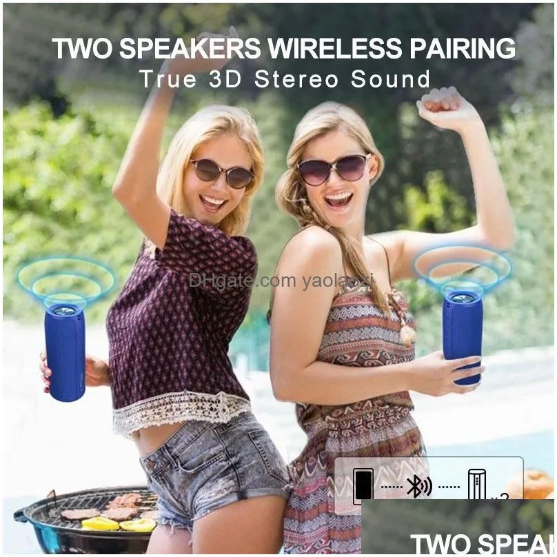 ai speakers zealot powerful bluetooth speaker bass wireless portable subwoofer waterproof sound box support tf tws usb flash drive