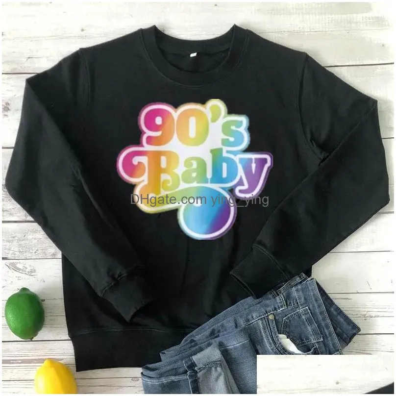 womens hoodies 30th birthday sweatshirt 90s baby retro colors 1991 the nineties - hello dirty thirty unisex crewneck cotton