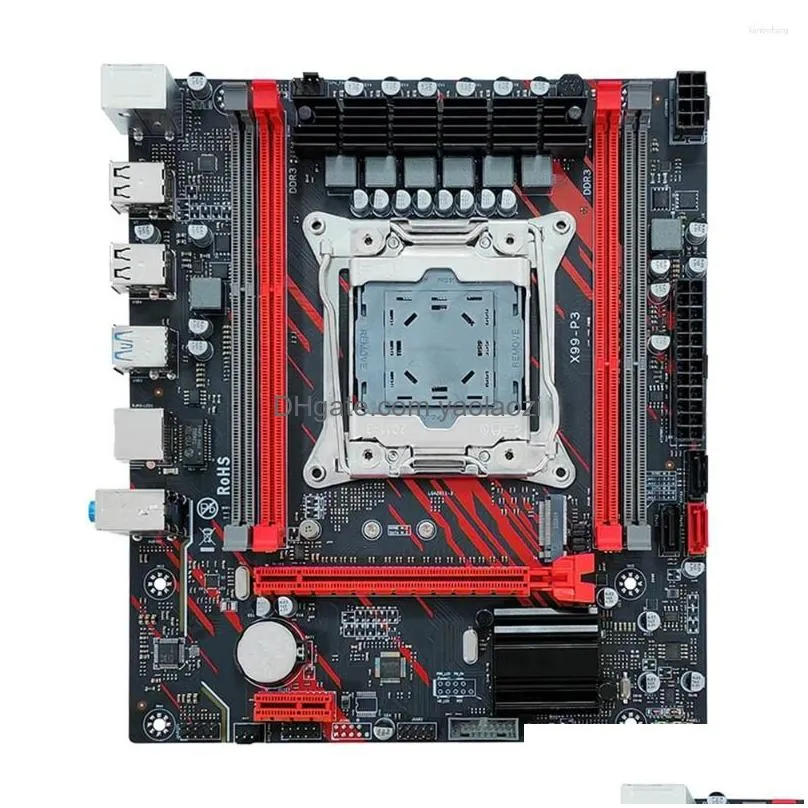 motherboards x99 computer motherboard ddr3 e5 2666 v3 lag2011-v3 1866mhz pc mainboard 128gb ram m.2 port nvme/sata