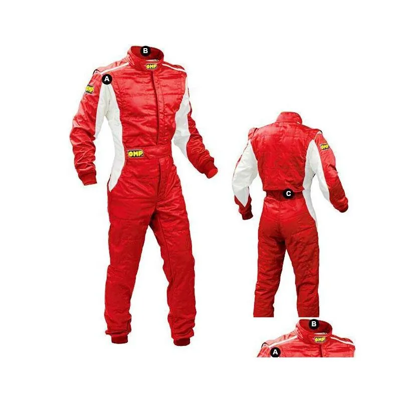Motocycle Racing Clothing Childrens One-Piece Suit Kart Drift Practice Men And Women Red Black Blue Drop Delivery Dhzqw