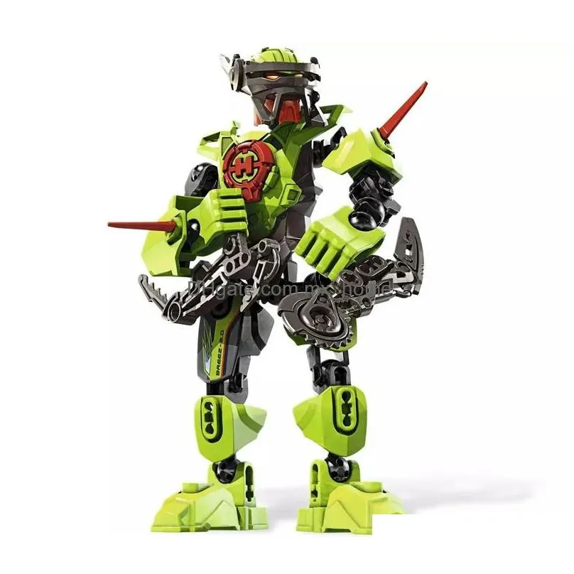 blocks star warrior soldiers bionicle hero factory surge evo stringer robot figures building blocks bricks kids toys 231207