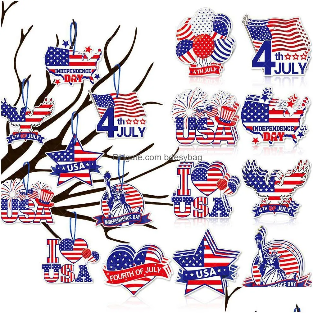 Banner Flags Memorial Day Decorations Hanging Supplies For 4Th Of Jy Independence Home Office Decoration Drop Delivery Home Garden Fes Dhbwd
