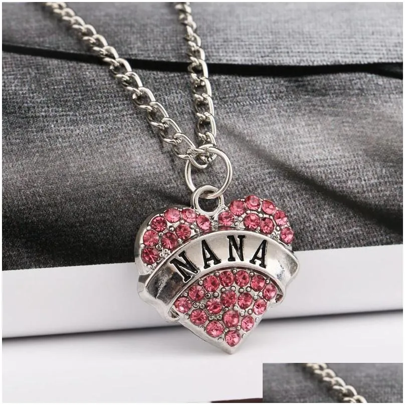Pendant Necklaces Necklaces Pendant Fashion Mom Mum Daughter Sister Necklace Family Drop Delivery Jewelry Necklaces Pendants Dhujb