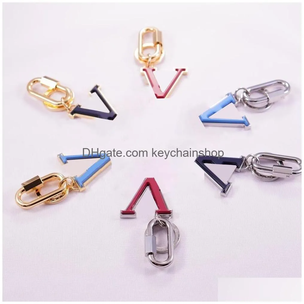 Keychains & Lanyards Keychains Lanyards Car Keychain Metal Men Women 2024 Fashion Esigners Shoe Keyring Top Quality Luxury Llaveros B Dhxme