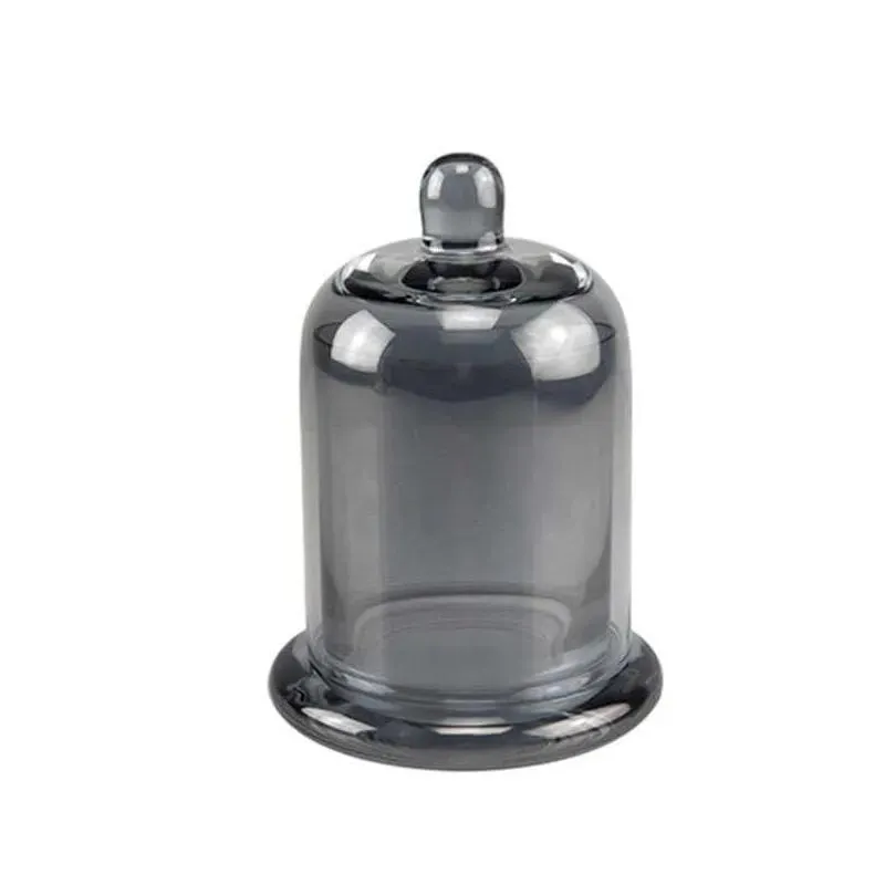 Candles 1Pc Empty Glass Candle Jar Dome Cloche Bell For Scented Making Kit Whosale Luxury Container 190Ml/220Ml Drop Delivery Home Gar Dhidu