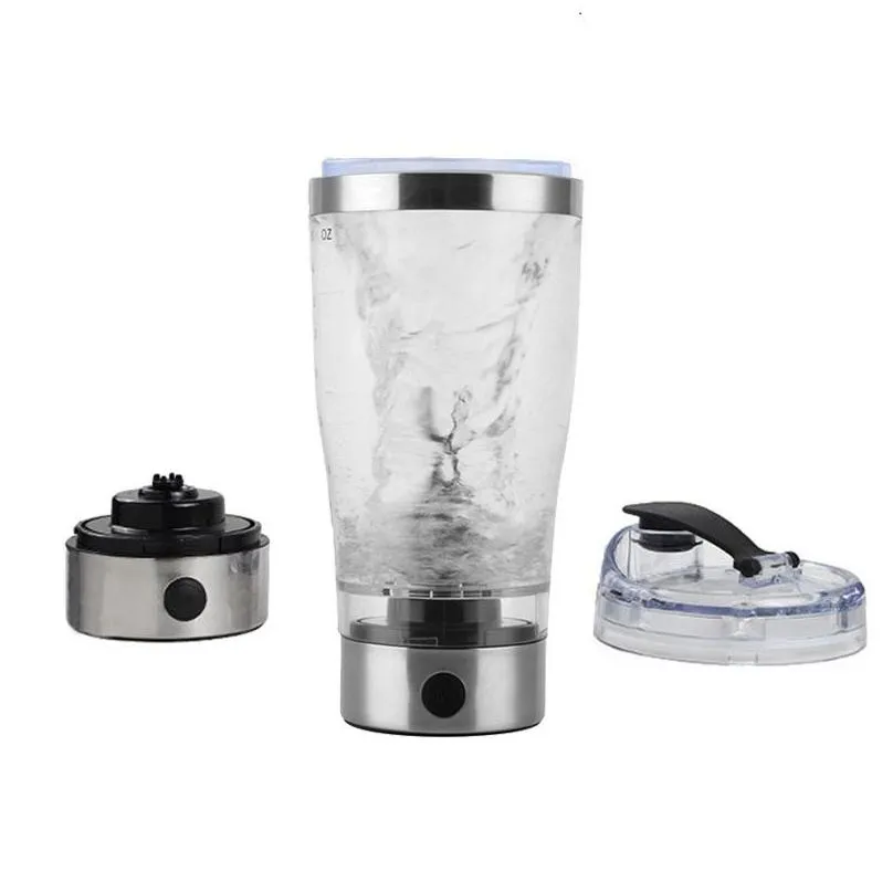 portable vortex electric protein shaker mixer bottle detachable cup11