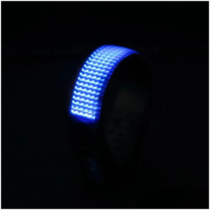 smart wristbands led shoes clip light ip67 waterproof night warning lights decoration for cycling street dance .1