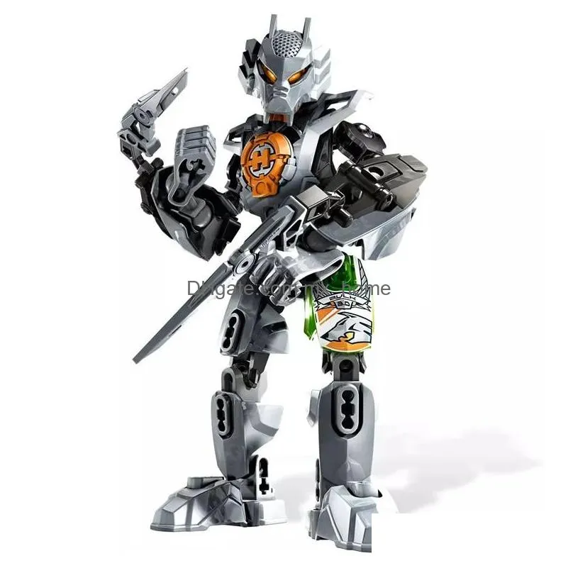 blocks star warrior soldiers bionicle hero factory surge evo stringer robot figures building blocks bricks kids toys 231207