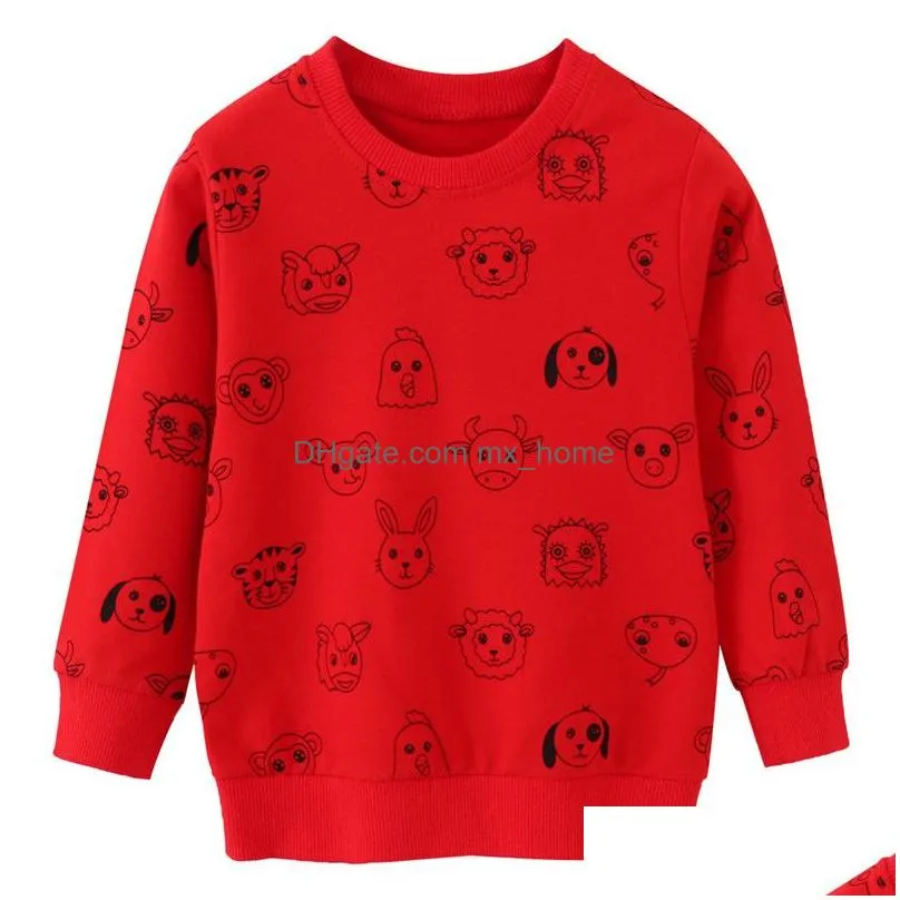 hoodies sweatshirts jumping meters arrival apples print girls sweatshirts selling childrens clothes long sleeve autumn shirts 230809