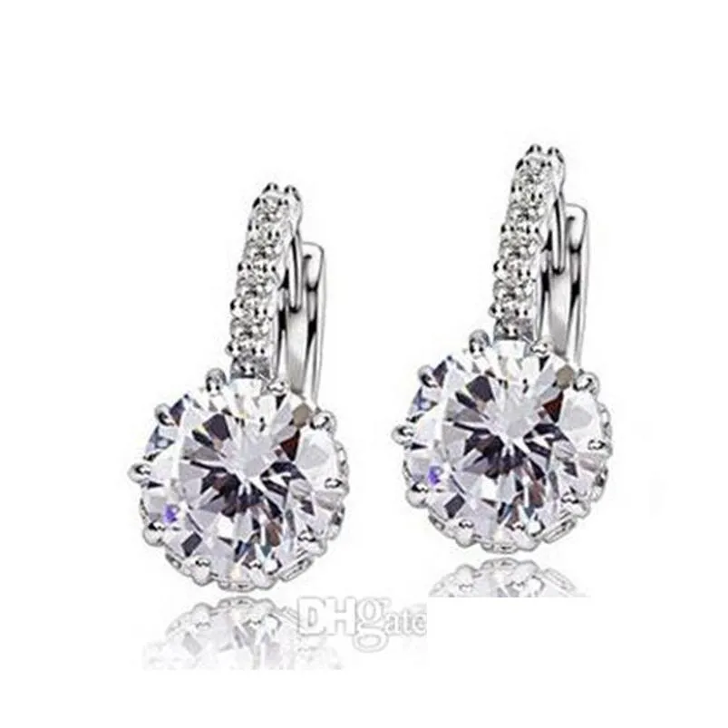 Dangle & Chandelier Sterling Sier Earrings For Women Temperament Act The Role Ofing Is Tasted Drop Austrian Crystal Drop Delivery Jew Dhaxs