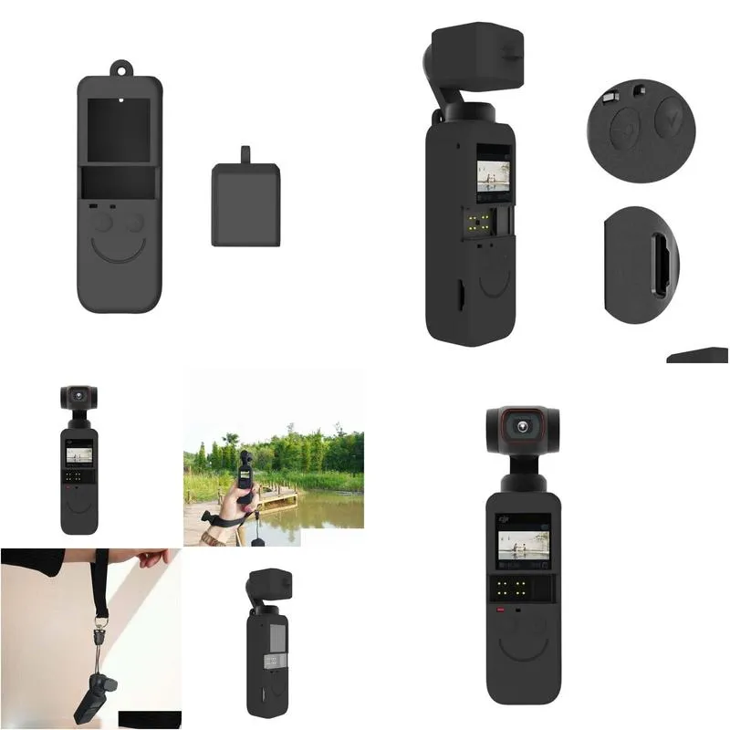 tripods puluz 2 in 1 for dji osmo pocket handheld gimbal camera soft silicone cover protective case set good special