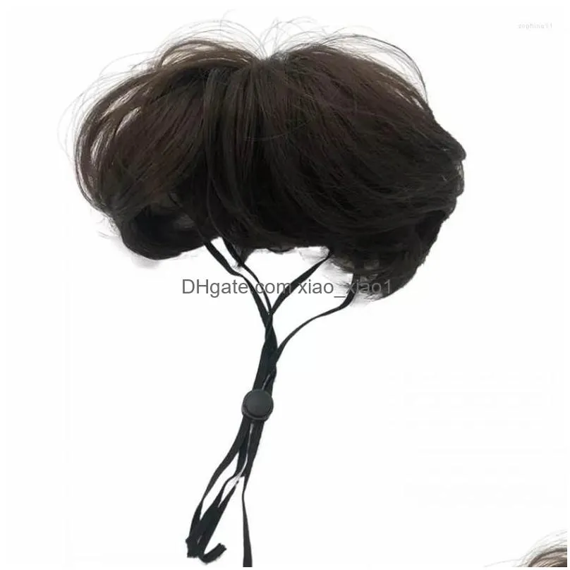 dog apparel pet wigs cosplay props funny dogs cats cross-dressing hair hat costumes head accessories for halloowen christmas pets