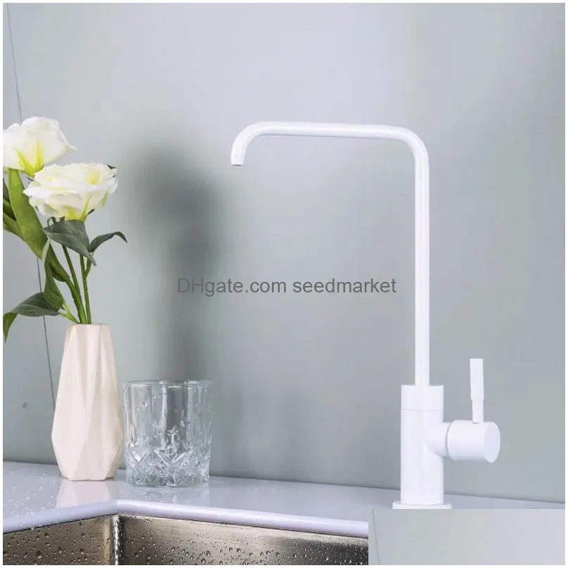 kitchen faucets pure white color drinking water filter faucet connector- direct tap filters purifier