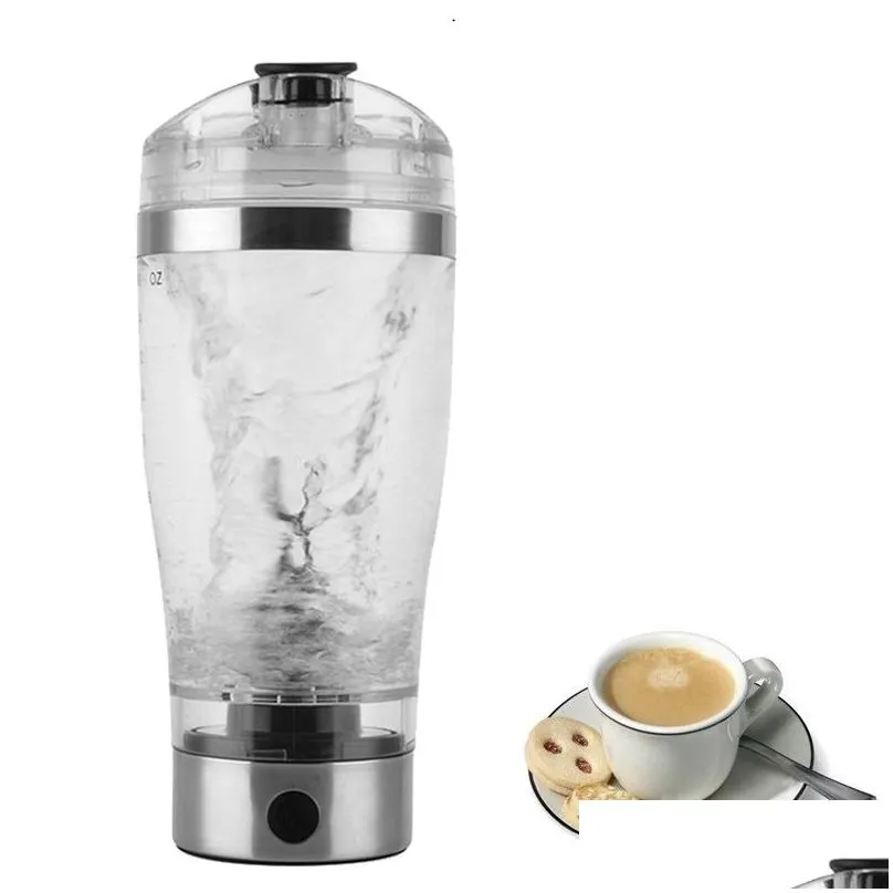 portable vortex electric protein shaker mixer bottle detachable cup11