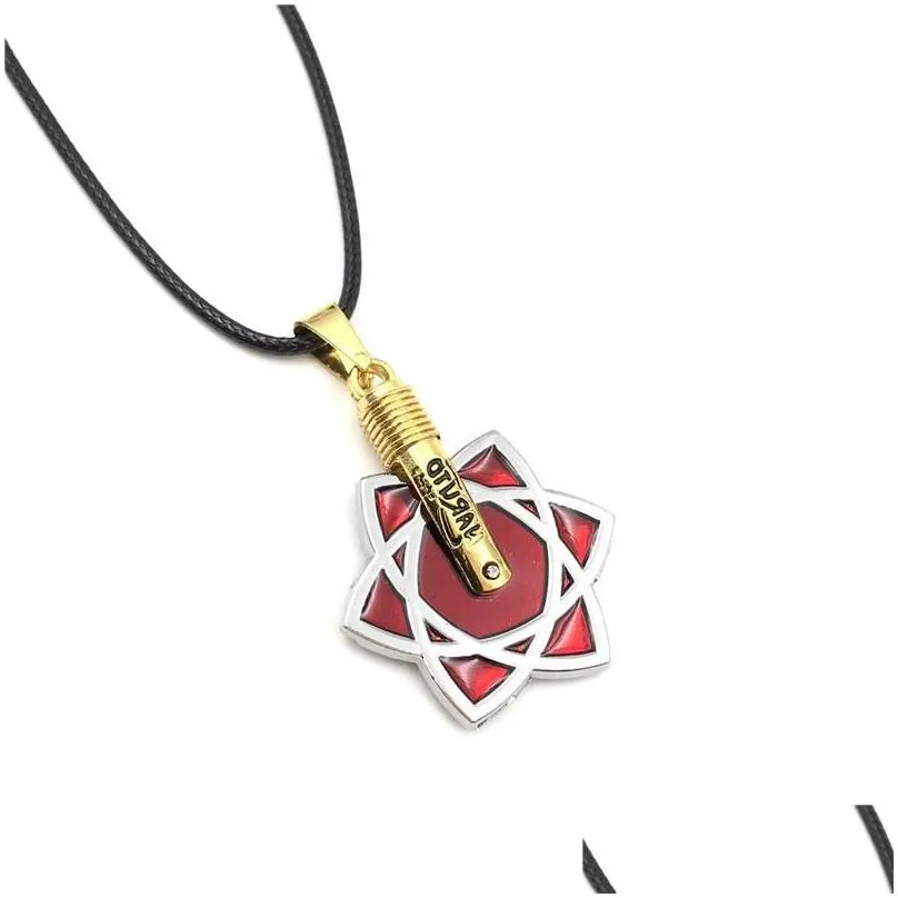 Pendant Necklaces Necklace Cosplay Jewelry Leather Pendant Necklaces Drop Delivery Jewelry Necklaces Pendants Dhngh