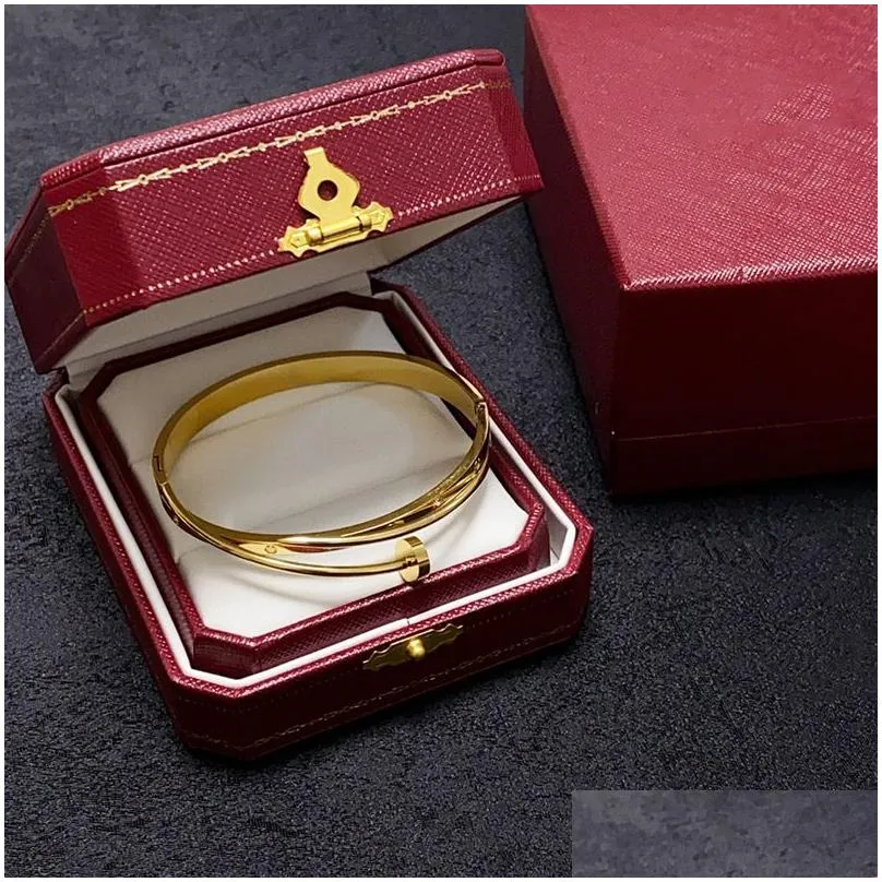 designer bracelet for women mens bracelets luxury brand gold bracelets nails love bracelets with diamonds fashion trend non-fading non-allergic