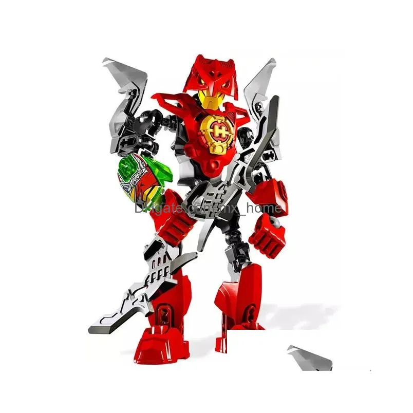 blocks star warrior soldiers bionicle hero factory surge evo stringer robot figures building blocks bricks kids toys 231207