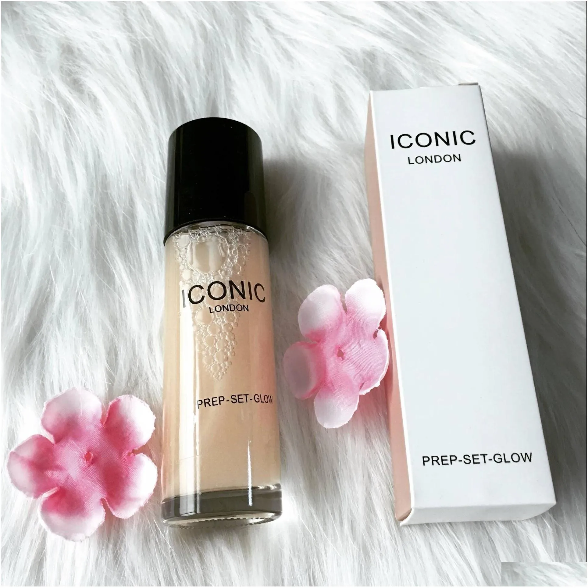 epack iconic london makeup liquid beauty long lasting prep-set-glow waterproof iconic london highlighters illuminator 120 ml free ship