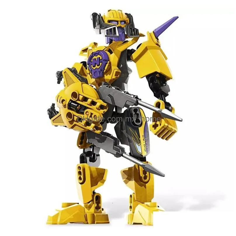 blocks star warrior soldiers bionicle hero factory surge evo stringer robot figures building blocks bricks kids toys 231207