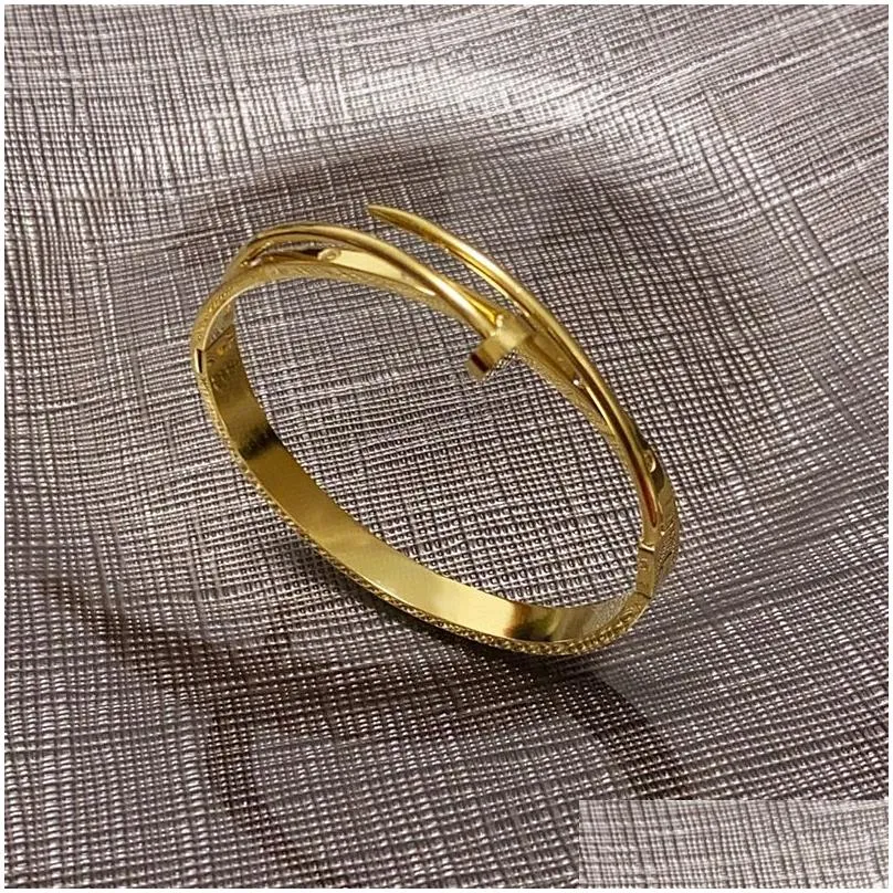 designer bracelet for women mens bracelets luxury brand gold bracelets nails love bracelets with diamonds fashion trend non-fading non-allergic