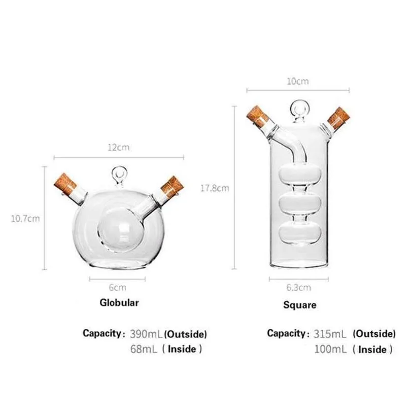 Wine Glasses Creative Double Tube Glass Cup Transparent Mandarin Duck Martini Cocktail Party Bar Coffee Wine Bottle Doomed Drinkware D Dhupk