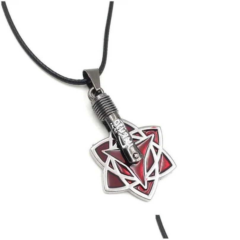 Pendant Necklaces Necklace Cosplay Jewelry Leather Pendant Necklaces Drop Delivery Jewelry Necklaces Pendants Dhngh