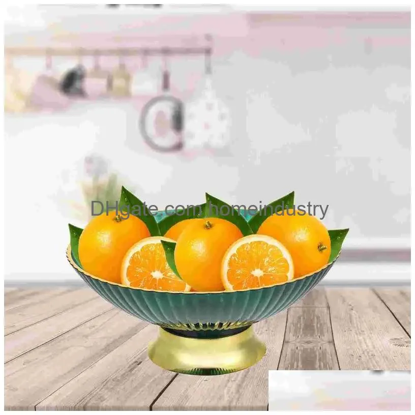 Dinnerware Sets Fruit Tray Cupcake High Bowl Wedding Snack Holder Soup Offering The Pet Base Storage Basket Drop Delivery Dhvpy