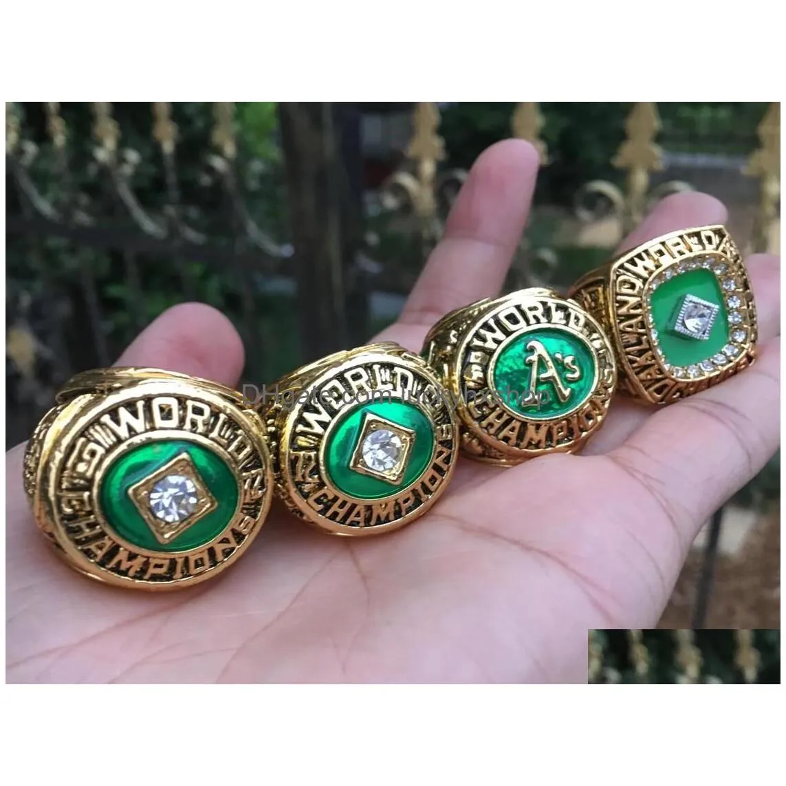 1989 athletics world baseball champions championship ring fan men christmas promotion gift 2020 can mix style