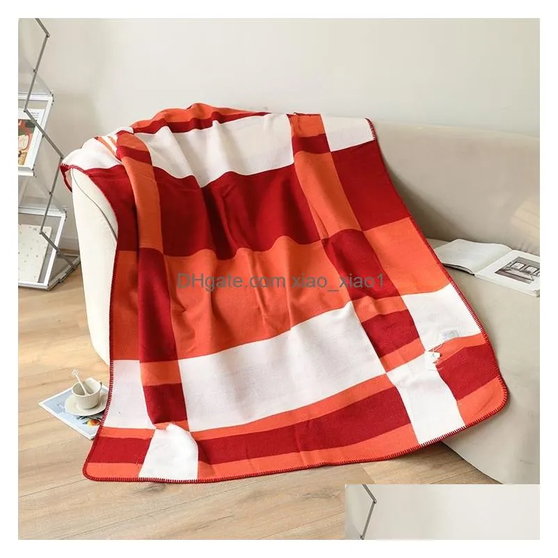 letter cashmere blanket plaid style for beds sofa plaid blanket fleece knitted wool blanket home office