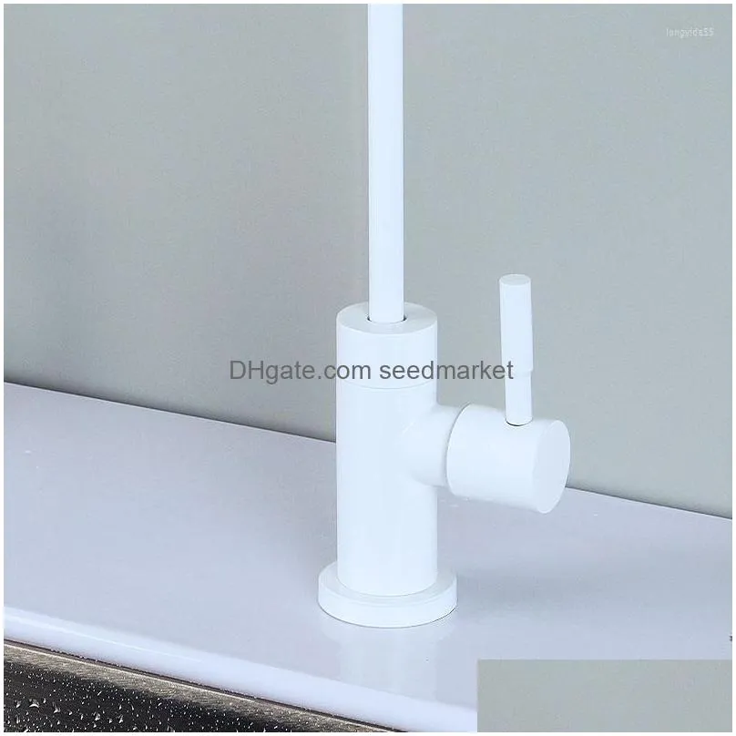 kitchen faucets pure white color drinking water filter faucet connector- direct tap filters purifier