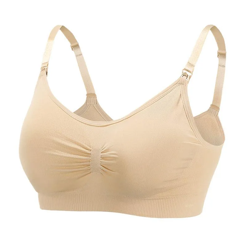 pre-opening non-trace plus size nursing bra for pregnant women nursing adjuster slim postpartum nursing bra bra