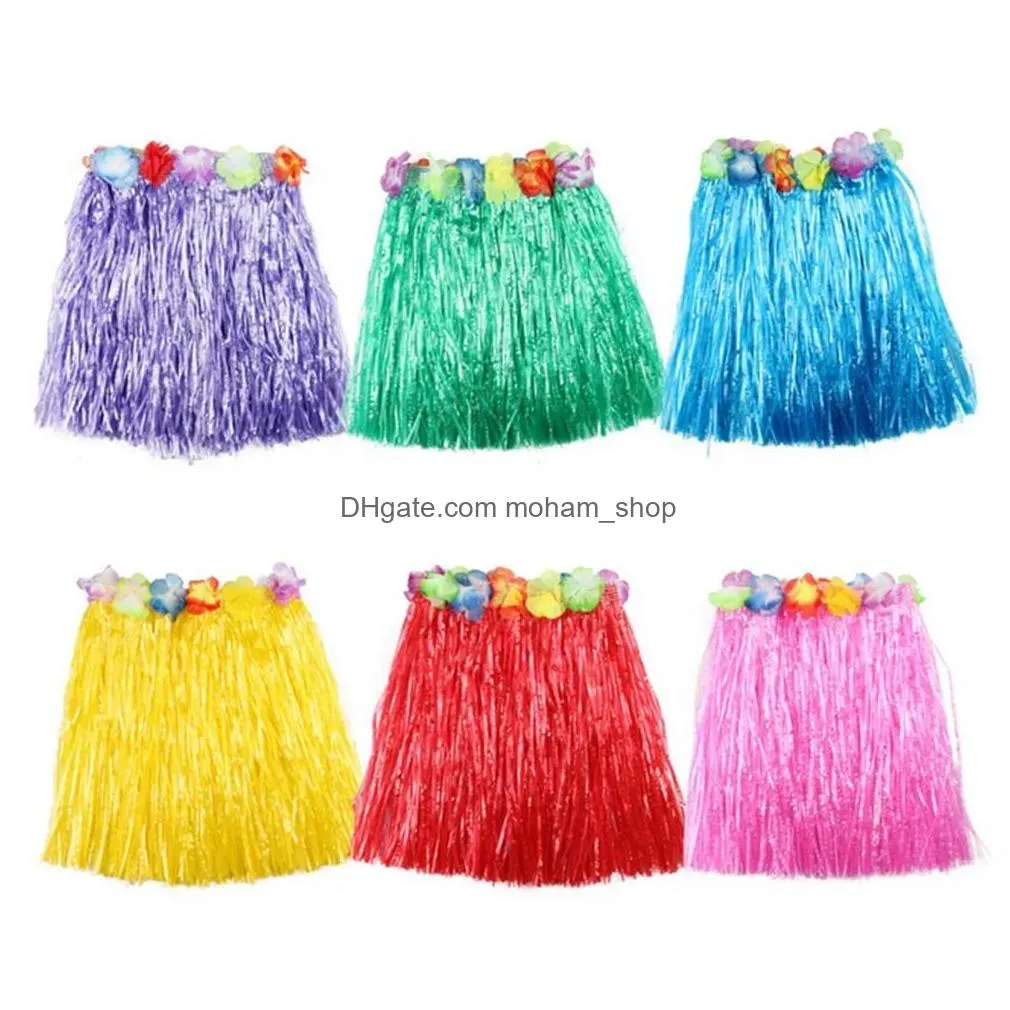  party grass skirt women fashion hawaii dance show performance skirts bar club performance hula skirt cpa5751