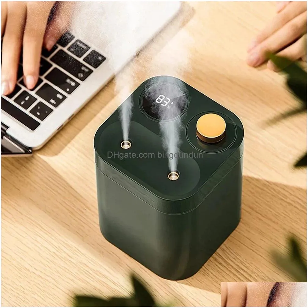 wireless humidifier aromatherapy diffuser 2000mah battery rechargeable essential oil ultrasonic 800ml air humidi 240104
