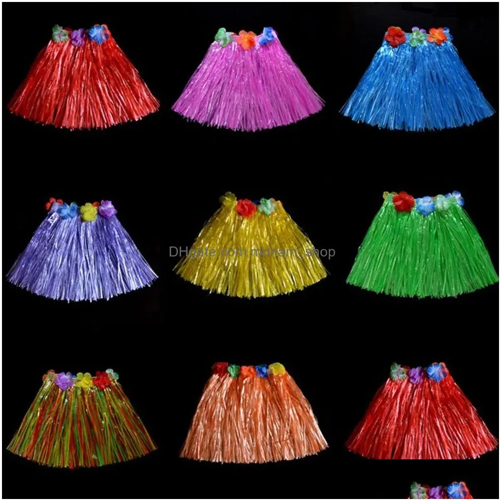  party grass skirt women fashion hawaii dance show performance skirts bar club performance hula skirt cpa5751