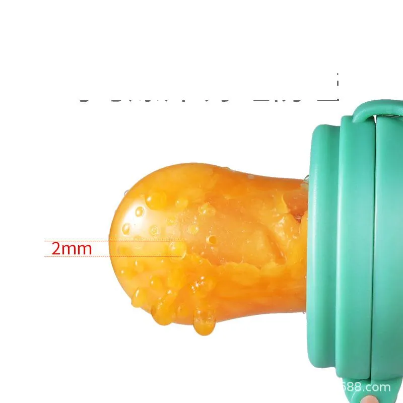 baby fruit and vegetable bite happy fruit complementary food bite bag silicone mesh bag chew happy pacifier