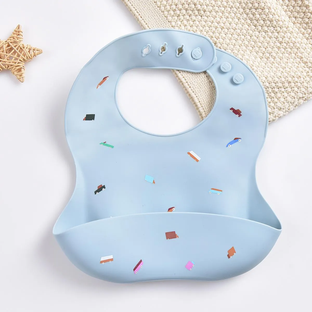 baby bib waterproof bib children eating silicone super soft food rice pocket baby drool pocket child anti-dirty device