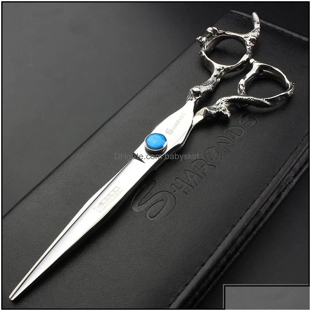 silver shears hair scissors care styling tools products7 inch professional cutting for hairdresser japanese steel sapphire haircut