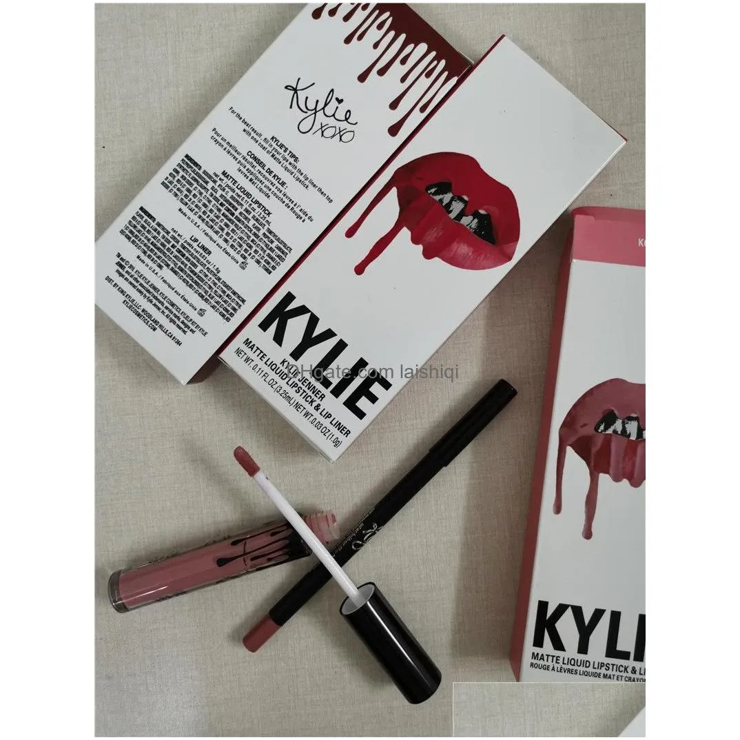 Other Makeup 5 Colors Kylie Jenner Lipstick Lipgloss Lipliner Lipkit Veetine Liquid Matte Kits Veet Liner Pencil Keyshadow Beauty Dr Dhqzj