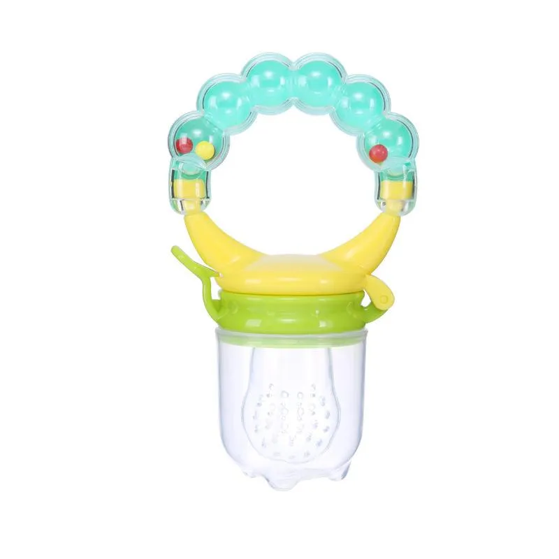 baby teether baby food rattle rattle fruit and vegetable bite bag pacifier eat fruit silicone pacifier