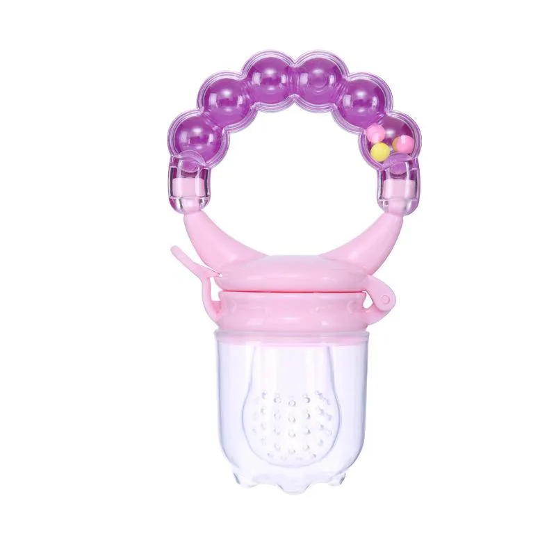 baby teether baby food rattle rattle fruit and vegetable bite bag pacifier eat fruit silicone pacifier