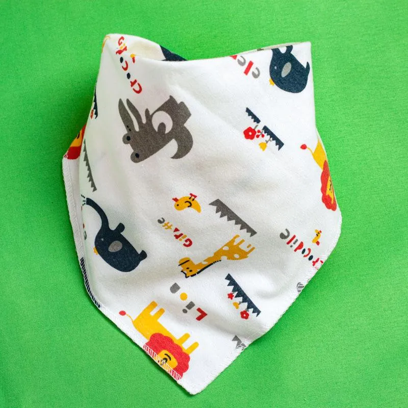baby drool towel baby triangle towel double buckle newborn child headscarf bib scarf spring and summer seasons