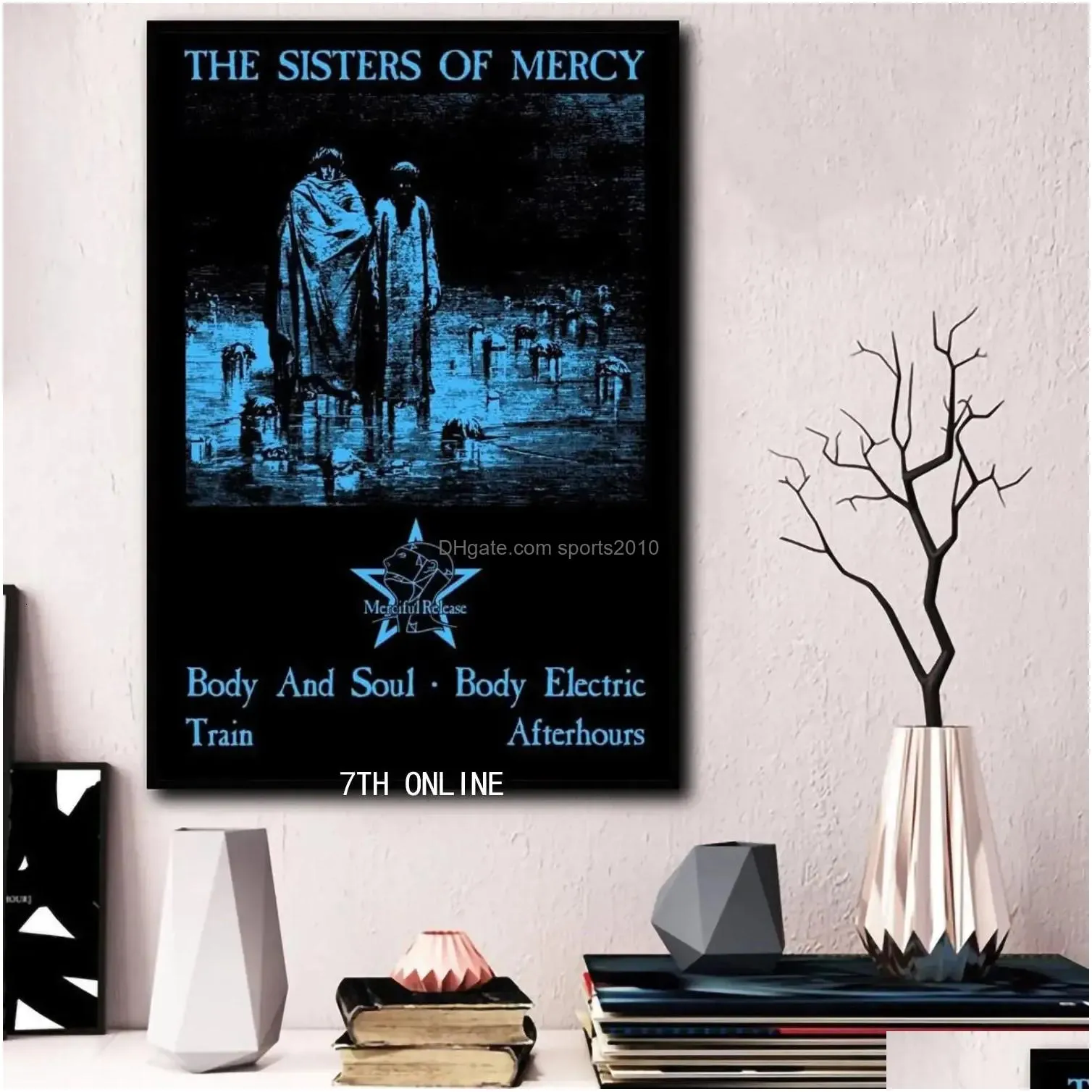 the sisters of mercy poster painting 24x36 wall art canvas posters personalized gift modern family bedroom decoration art poster