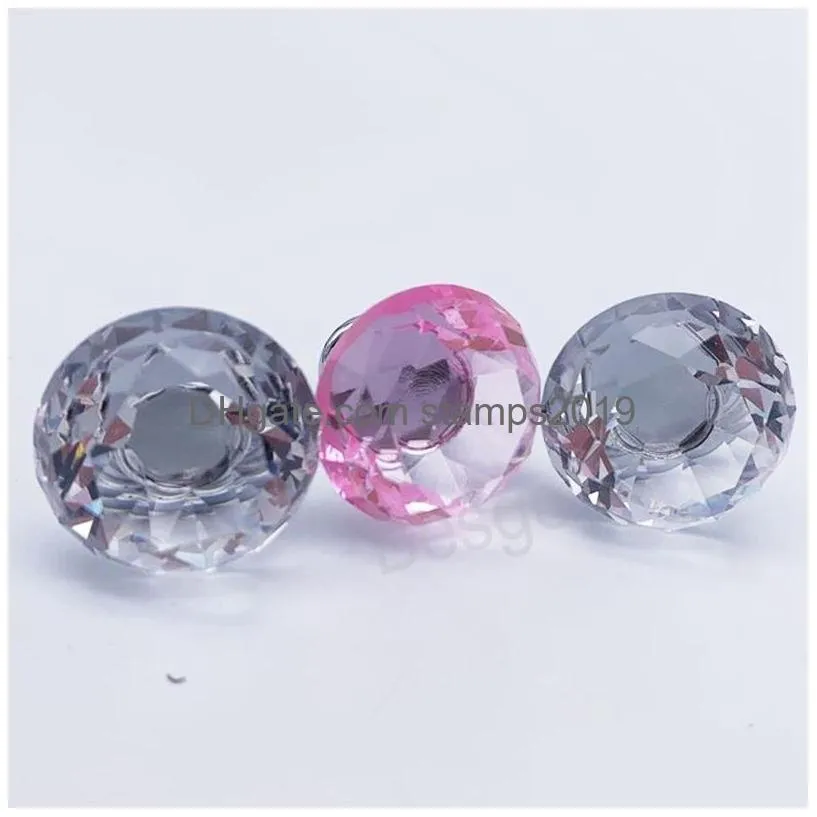 3cm crystal door knobs drawer wardrobe knob furniture kitchen cabinets pull handles zinc-alloy base pull handle home accessories bh6716