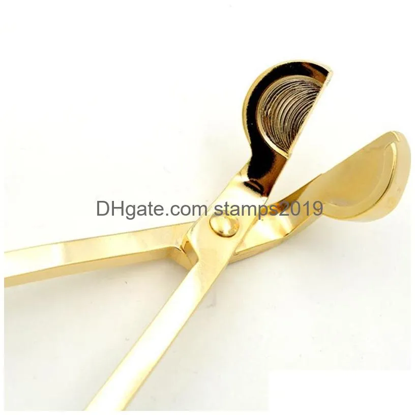 stainless steel snuffers candle wick trimmer rose gold candle scissors cutter candle wick trimmer oil lamp trim scissor cutter bh2367