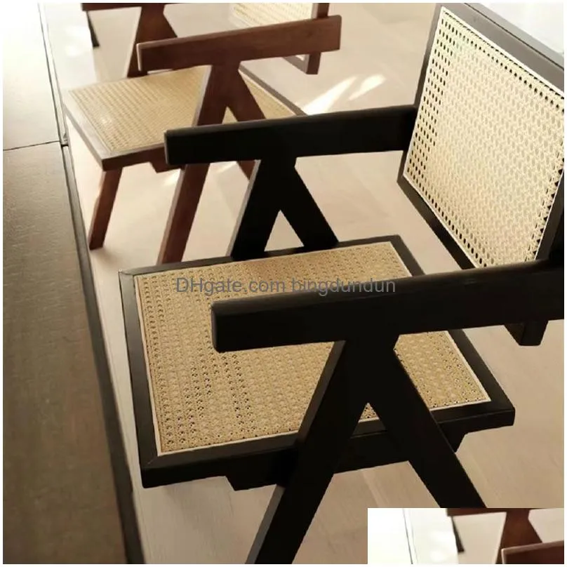 commercial furniture solid wood rattan chair support customization purchase please contact