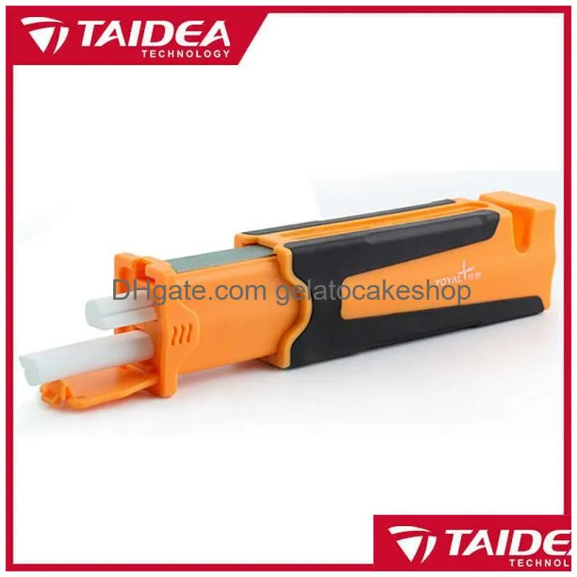 taidea multifunctional outdoor ceramic knife sharpener portable sharpeners stainless steel folding sharpening ty1406 h2 210615