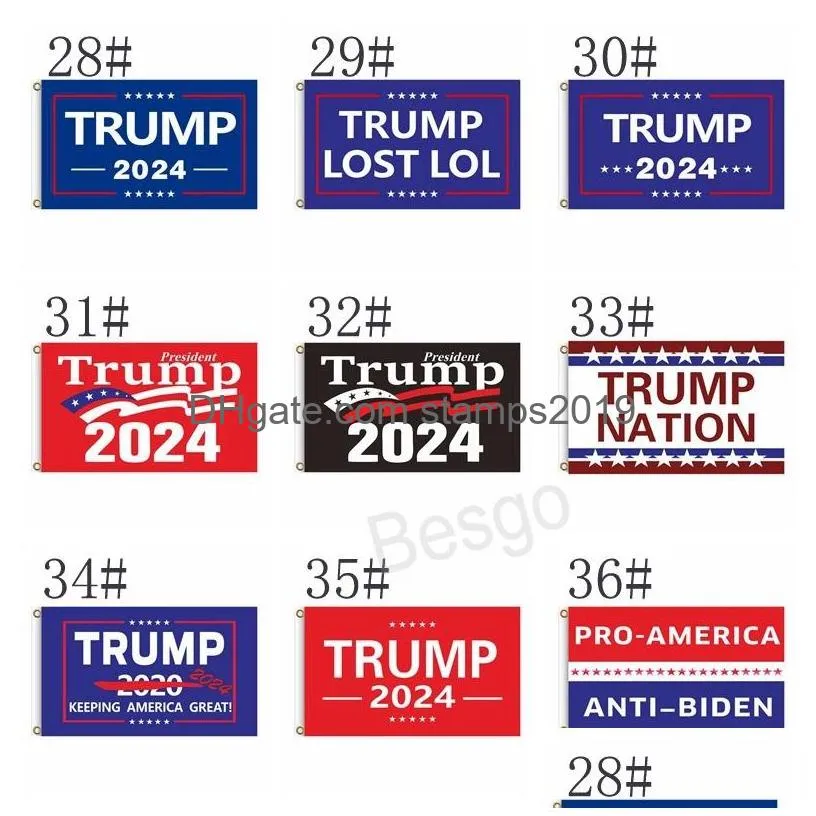 make america again 2024 trump flags 90x150cm election president flag joe biden banner lets go brandon hanging banners bh5732