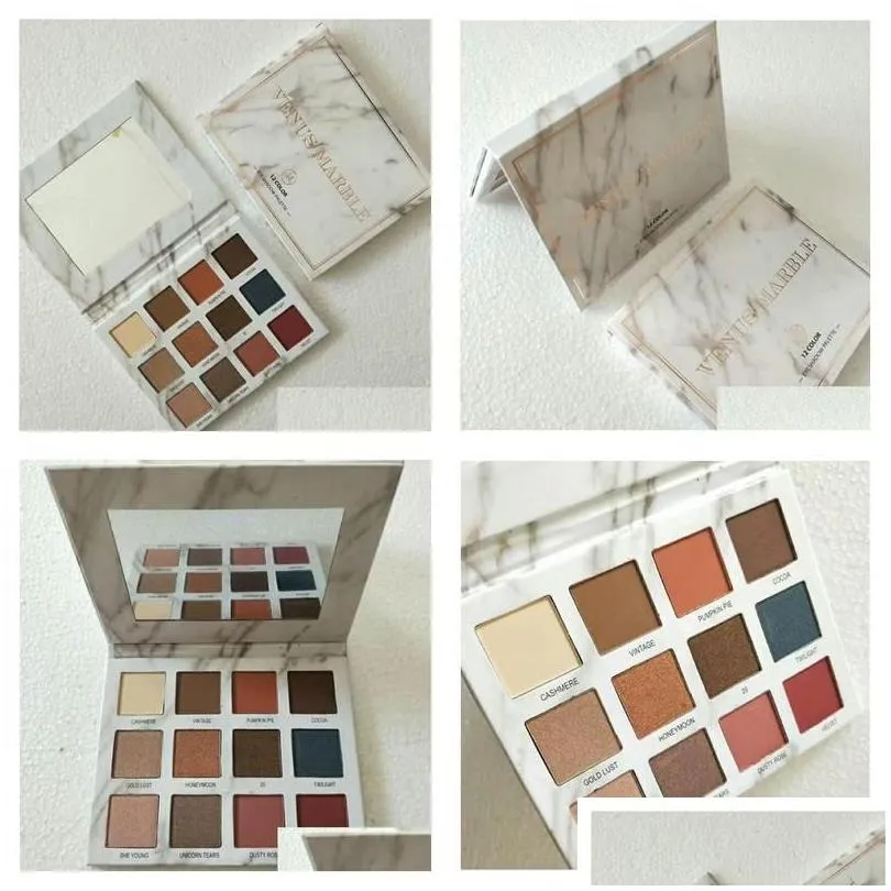 eye shadow makeup palettelonglasting venus marble cosmetics 12 color eyeshadow palette eyes for drop delivery health beauty dharh