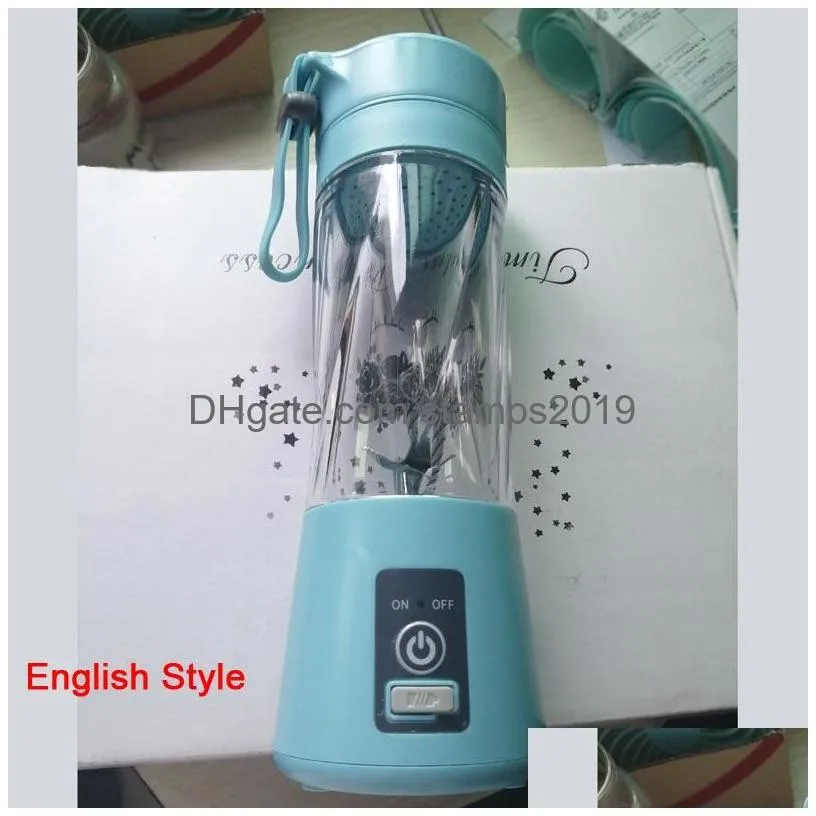 portable usb electric fruit juicer tools handheld vegetable juices maker blender rechargeable juice making cup with charging cable bh1741