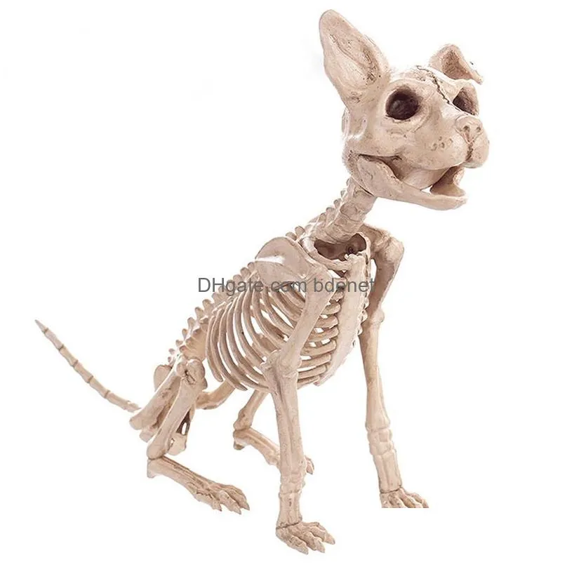 halloween decoration simulation animals mouse dog cat skull bone ornaments bar film horror haunted home party props decorations